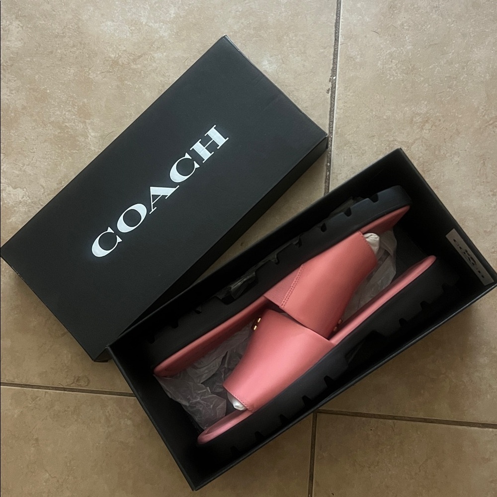 Coach Florence pink sandals - Picture 6 of 7